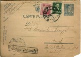 NI796 Carte poștală rom&acirc;nească circulată Buziaș-Arad, 1944, ștampilă cenzură Timișoara