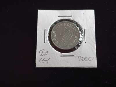 M1 C10 - Moneda foarte veche 90 - Romania - 500 lei 2000 foto