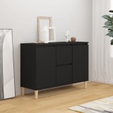 VidaXL Servantă, negru, 101x35x70 cm, lemn prelucrat
