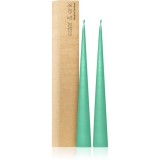 ester &amp; erik cone candles cool mint (no. 55) lumanare 2x37 cm