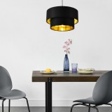 Lustra suspendata Lopar 40 cm negru/auriu, design modern lux.pro