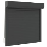 vidaXL Oblon rulant, antracit, 100 x 100 cm, aluminiu
