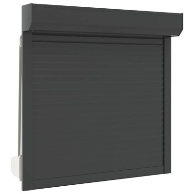 vidaXL Oblon rulant, antracit, 100 x 100 cm, aluminiu foto