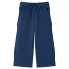 Pantaloni pentru copii cu picioare largi, bleumarin, 140 14831, vidaXL