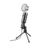 Microfon Madell Desk Trust, jack 3.5 mm, 210 x 70 mm, 45 dB, Negru