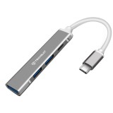 Hub USB-C la 1x USB 3.0, 2 buc. USB 2.0, 1x Type-C Asteroid GSM PolarisBridge H18