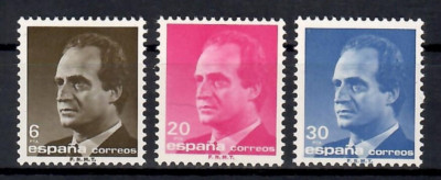 Spania 1987 - Regele Juan Carlos I - Noi valori, MNH foto