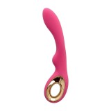 Vibrator TOYZ4LOVERS Handy Wave Grip Large, pentru stimularea punctului G, 10 funcții de vibrație, 24 cm, roz cu auriu