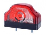 Lampa Numar Remorca/Rulota Horpol LT104, 12/24V, 96x60mm, 5W, Bec R5W, Carcasa Negru, Montaj 2 Suruburi