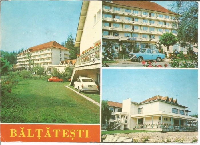 @carte postala(ilustrata) -NEAMT-Baltatesti Complexul balnear
