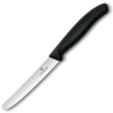 Cutit VICTORINOX Swiss Classic Tomato and Table Knife 11cm, Negru