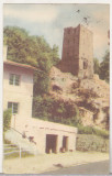 Bnk cp Orasul Stalin - Turnul Negru - circulata 1957, Printata, Brasov