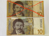 Bancnota 10 DINARI / DINARA - 2000 - Iugoslavia - P-153b