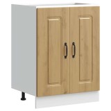 Dulap de baza pentru chiuveta &bdquo;Kalmar&rdquo; Stejar Artisan Lemn