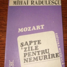 Mozart : sapte zile pentru nemurire: roman / Mihai Radulescu