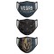 Vegas Golden Knights măști Foco set of 3 pieces EU - dospěl&aacute; velikost