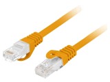 Patch cord LANBERG RJ45 U/UTP Cat 6 LSZH 5m portocaliu
