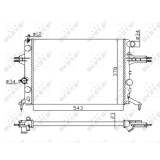 Radiator racire motor Opel Astra G, Zafira A Motor 1.4, 1.4 16V, 1.4 16V, 1.4 16V, 1.4 16V, 1.4 LPG, 1.4 LPG, 1.6, 1.6, 1.6, 1.6, 1.6, 1.6 16V,