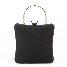 Geanta clutch negru Mara foto