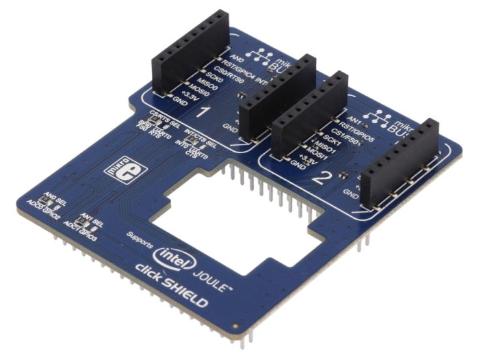 Multiadaptor mikroBUS cu 2 socluri