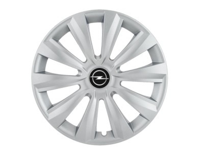 Set 4 capace roti Delta cromat R14 pentru gama auto Opel foto