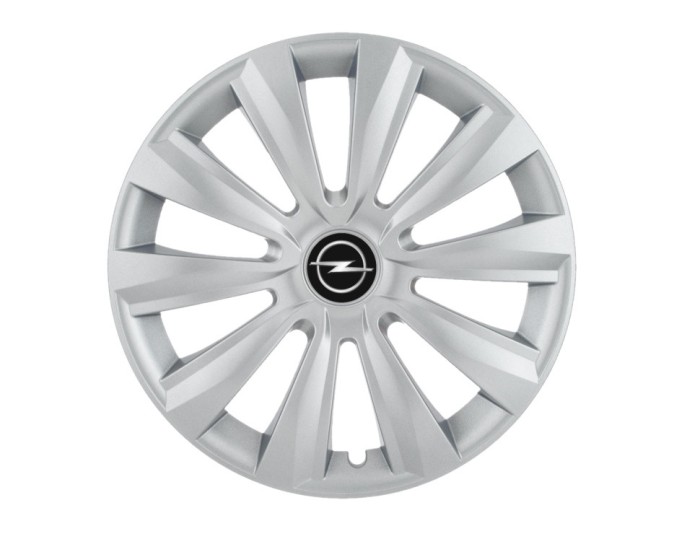 Set 4 capace roti Delta cromat R14 pentru gama auto Opel