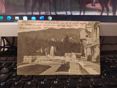 Sinaia, Terasa Castelului Peleș, circulație 7 mai 1923, 205 foto