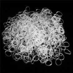 Elastice de Par Set 500 buc - Transparente