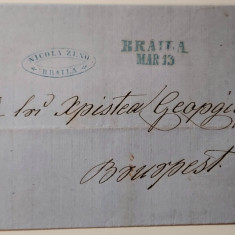 Scrisoare Braila 1861