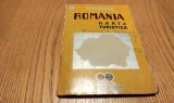 ROMANIA HARTA TURISTICA - Scara 1:10000000 - Editura Oficiul National de Turism, Statiuni OSIN, 1939, 34 p.+ harta; dim.: 81.0x69.0 cm.