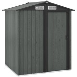 Outsunny Căsuță de Grădină cu Acoperiș &Icirc;nclinat, 152x132x188 cm, Verde | Aosom Romania