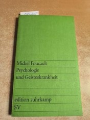 Psychologie und Geisteskrankheit/ Michel Foucault