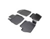 Covorase Auto Cauciuc Tip Tavita Ford Fiesta 7 2008-2017, Protectie Tunel Spate, Negre, ALM