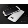 Husa protectie pentru Samsung Galaxy S7 Edge, Argintiu, Fullbody fata-spate, folie de protectie gratis