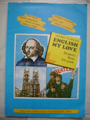 English My Love-Student&amp;#039;s book foto