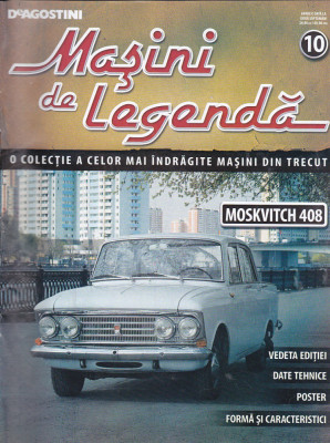 bnk ant Revista Masini de legenda 10 - Moskvitch 408 foto