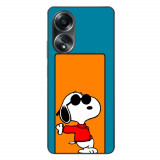 Husa compatibila cu Oppo A58 4G Silicon Gel Tpu Model Snoopy