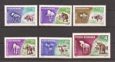 Romania 1966, LP. 641 - Animale preistorice, MNH foto