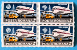 TIMBRE ROMANIA LP1079/1983 Anul Mondial al Comunicatiilor-Bloc de 4 -MNH