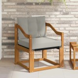 vidaXL Set de canapele de exterior Lemn solid de Acacia și Textilene 3436307