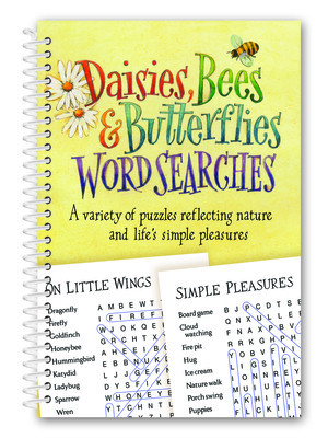 Daisies, Bees &amp; Butterflies Word Searches
