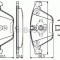 Set placute frana,frana disc BMW Seria 5 Touring (F11) (2010 - 2016) BOSCH 0 986 494 549