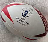 Minge rugby Campionatul Mondial 2019 Japonia Mărimea 5 stare bună, de nouă, utilizată numai indoor, inscripționată ENGLAND