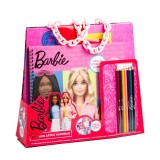 Set pentru desen in geanta de mana, Barbie, Fashion Artist