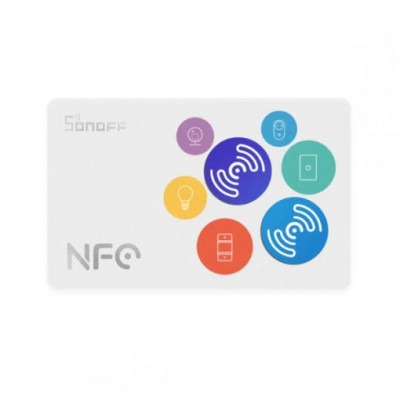 Eticheta NFC autoadeziva NFC-Tag Sonoff, reinscriptibil, 10.000 de citiri si scrieri - 6920075778083 foto
