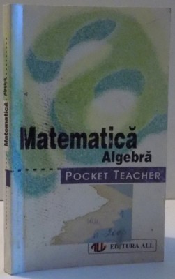 Matematica, Algebra -pocket teacher foto