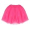 Fusta Tutu Adulti Fucsia-Argintie, Diametru Talie 30-50cm, Lungime 40cm, Poliester