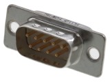 Conector D-Sub 9 pini, tată, drept