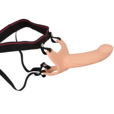 Dildo strap-on scobite - Strap-on cu Dildo Realist Scobit din Silicon Prelungeste Penisul cu 6 cm