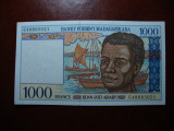 MADAGASCAR 1000 FRANCI UNC